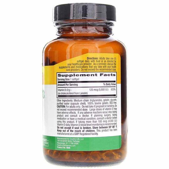 Vitamin D3 5000 IU, CTL